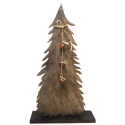 Choinka drewniana ART SQUAD 63cm brązowa